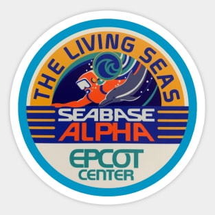 The Living Seas Sticker